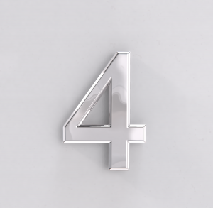 self adhesive door number