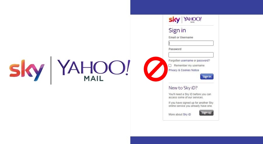 Yahoo email is not working