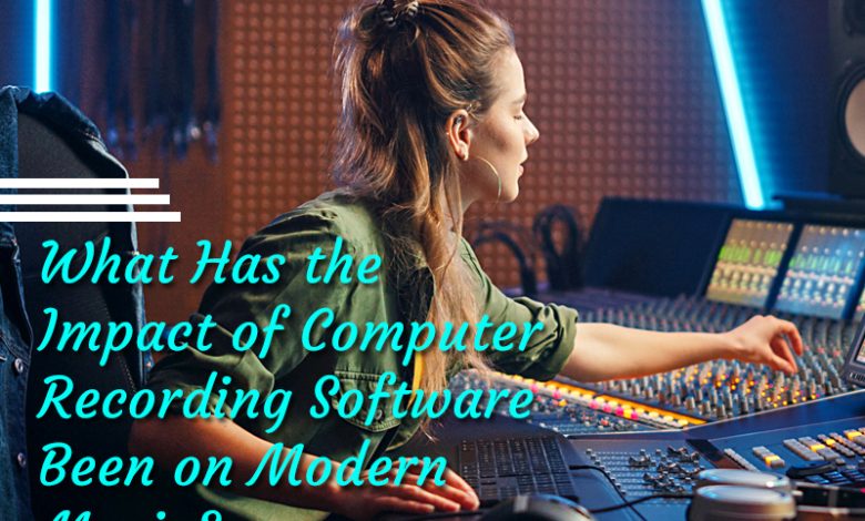 Recording software for music producers