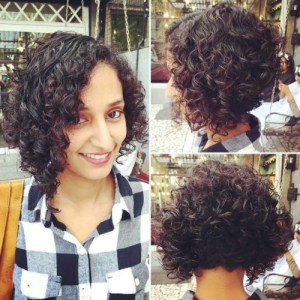 Short bob hairstyle