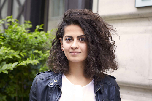 Trendy short wavy hair