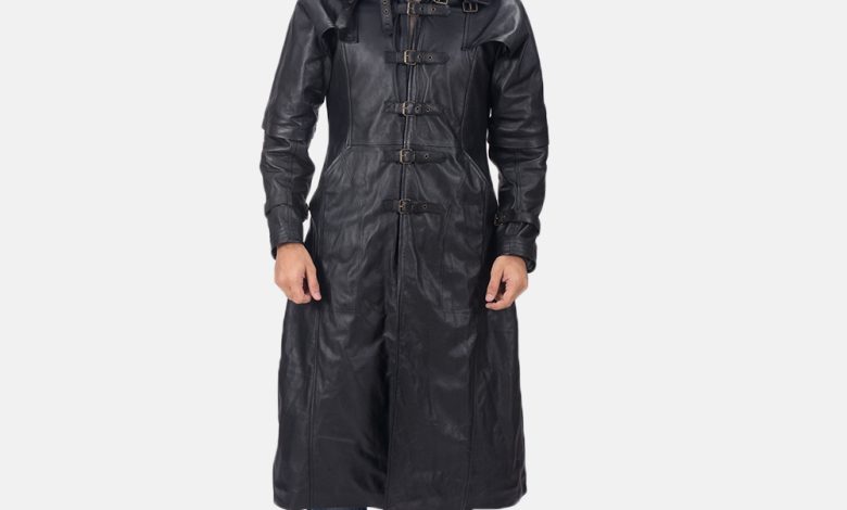 leather coat