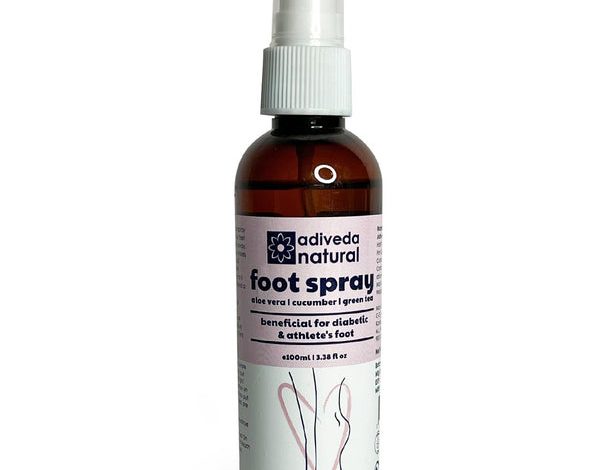 natural foot spray