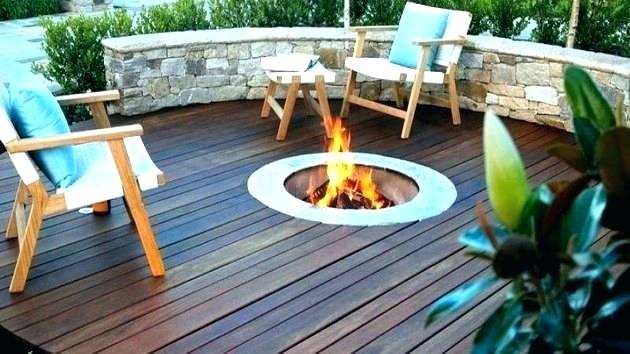 I Have A Wood Deck; May I Put A Fireplace On Wooden Deck?